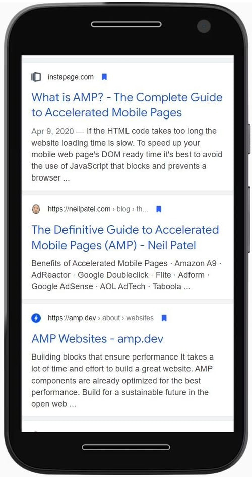 google search results what is AMP