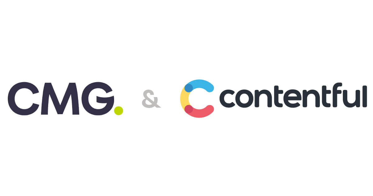 CMG and Contentful logo