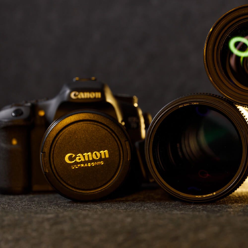 Canon photo camera and lenses
